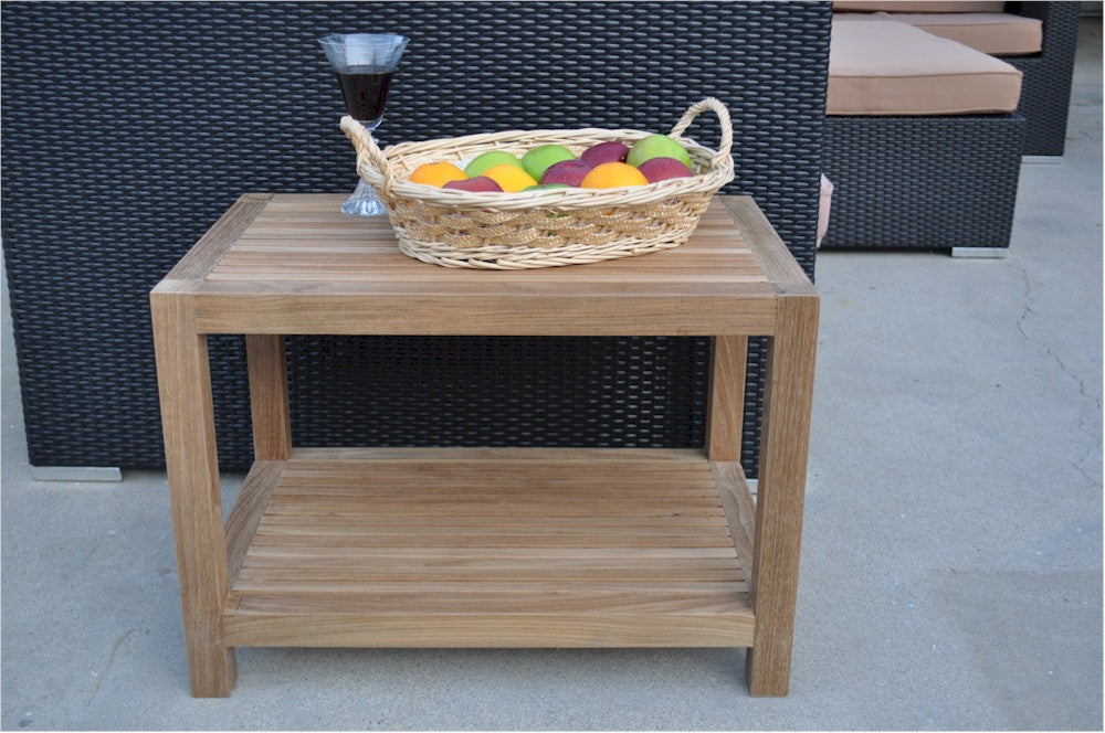 Anderson Teak Windsor Side Table 2-Tier