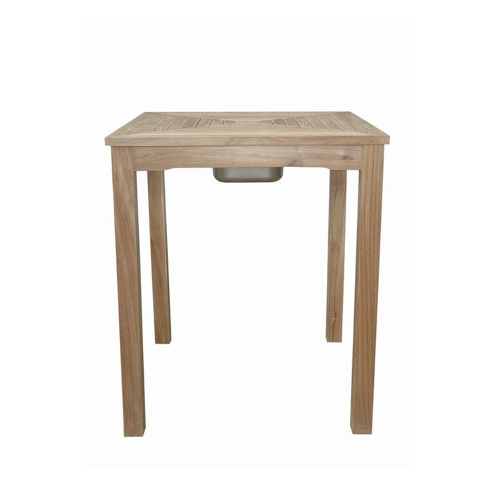 Anderson Teak Chatsworth Ice Chiller Bar Table