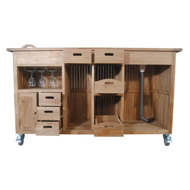 Anderson Teak Safari 67” Bar Table
