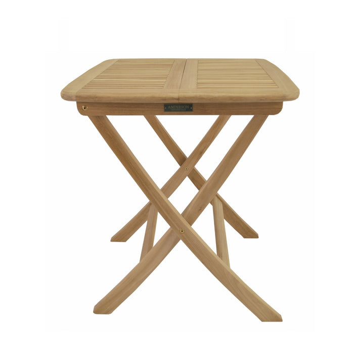 Anderson Teak Windsor 24" Square Picnic Folding Table