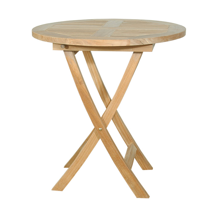Anderson Teak Bahama 27" Round Folding Table
