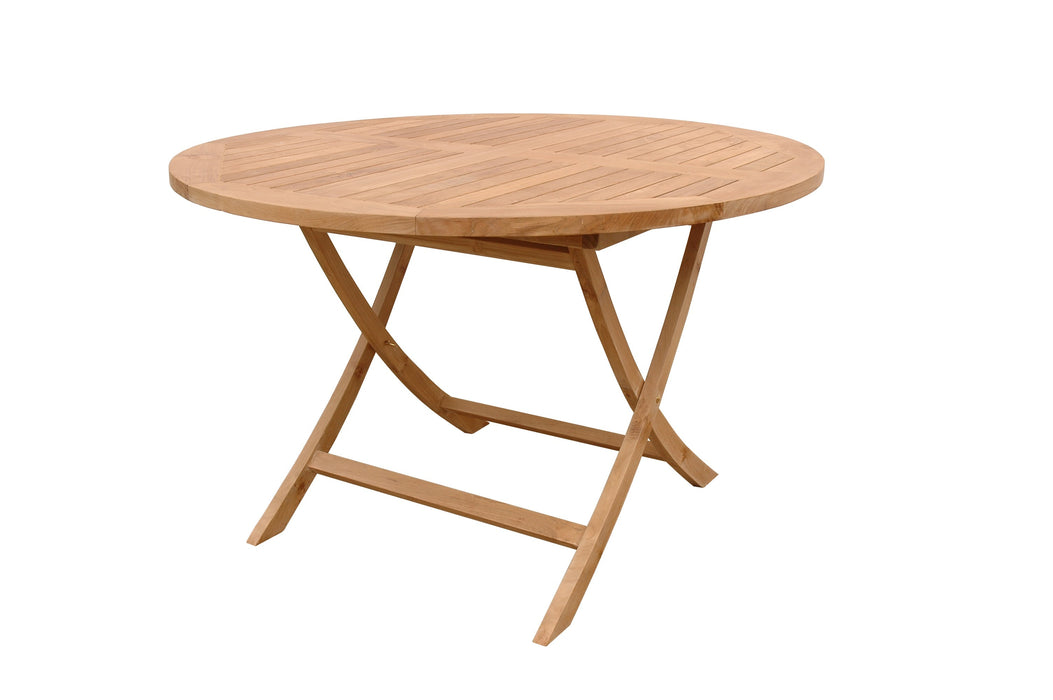 Anderson Teak Bahama 47" Round Folding Table