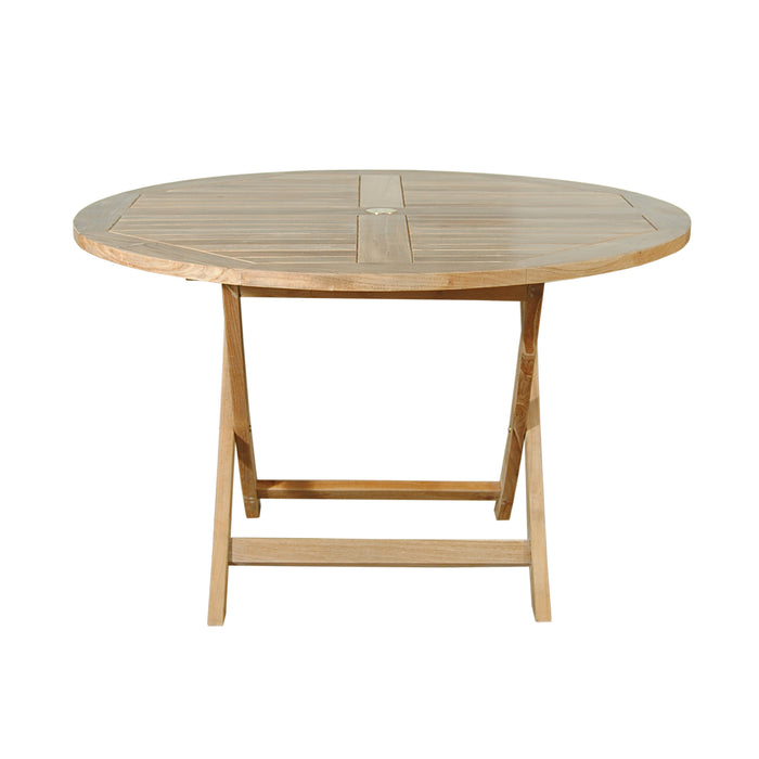 Anderson Teak Bahama 47" Round Folding Table