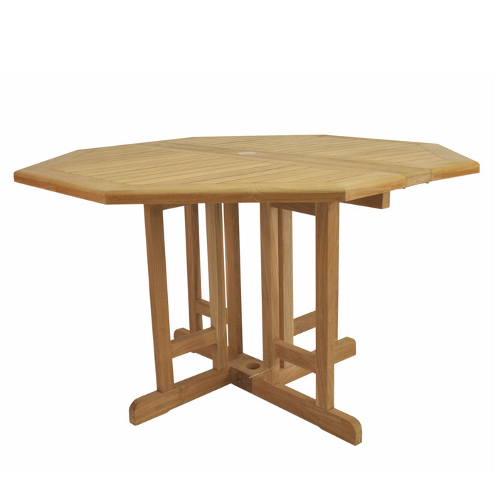 Anderson Teak Butterfly 47" Octagonal Folding Table