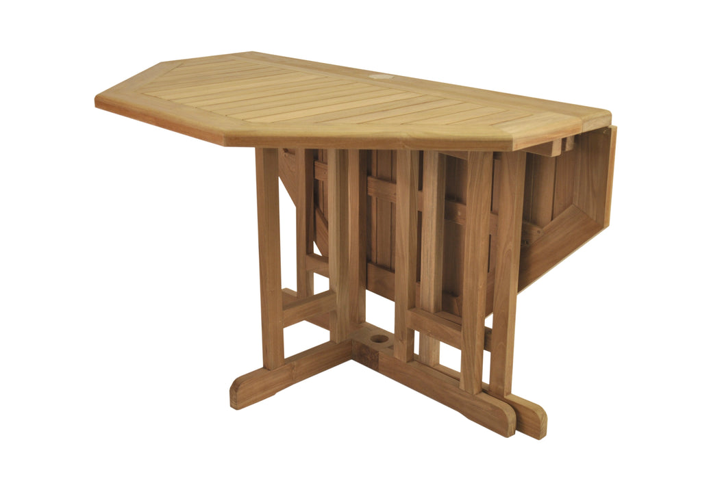 Anderson Teak Butterfly 47" Octagonal Folding Table