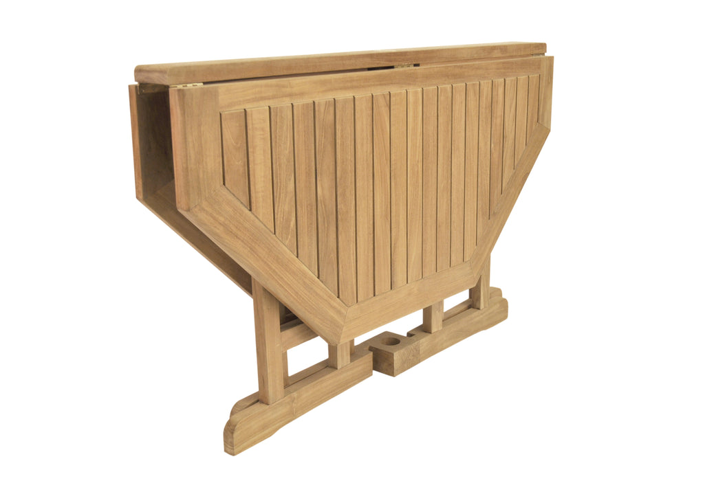Anderson Teak Butterfly 47" Octagonal Folding Table
