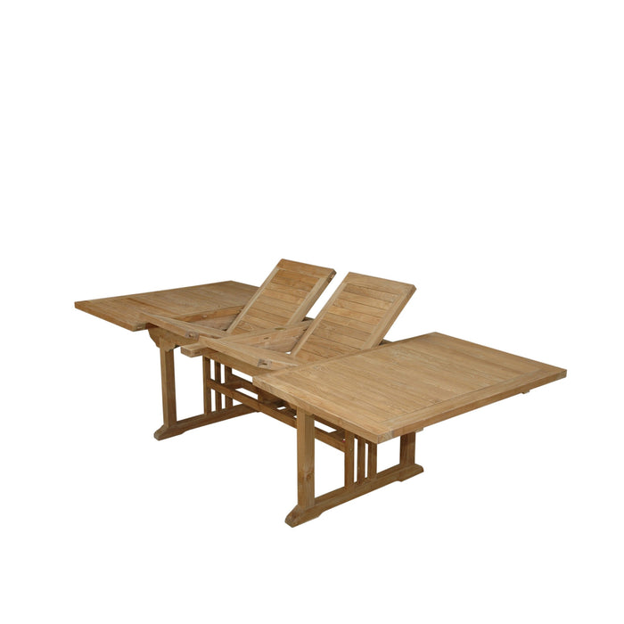 Anderson Teak Sahara 106" Rectangular Double Extension Table