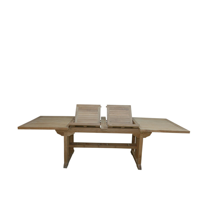 Anderson Teak Sahara 106" Rectangular Double Extension Table
