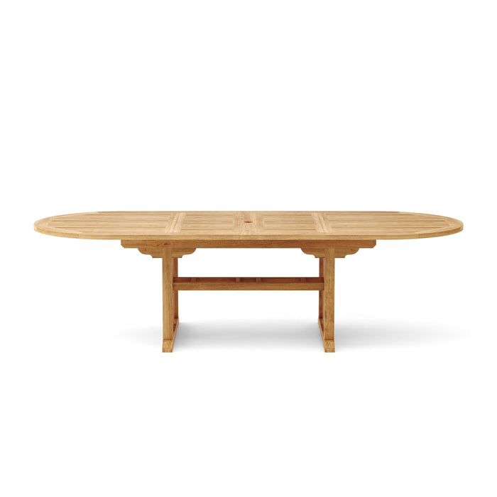 Anderson Teak Sahara 106" Oval Double Extension Table
