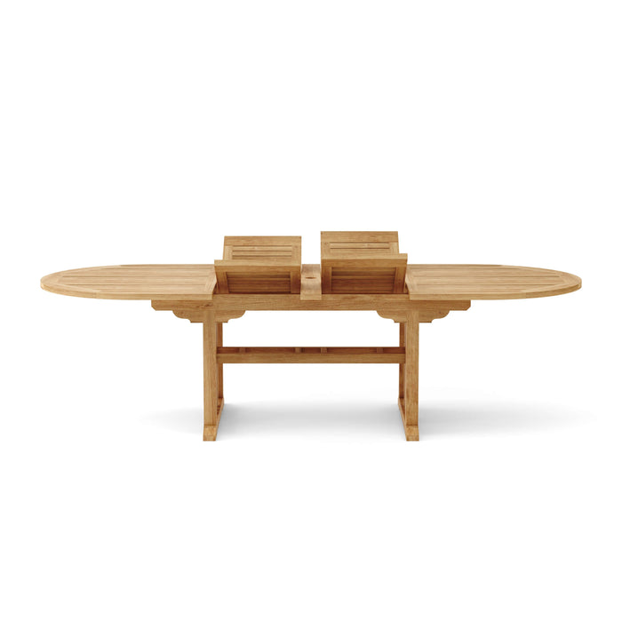 Anderson Teak Sahara 106" Oval Double Extension Table
