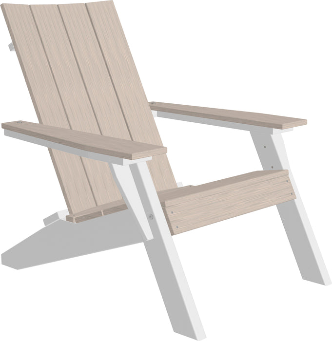 LuxCraft Recycled Plastic Urban Adirondack Chair