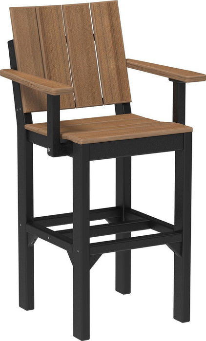 LuxCraft Recycled Plastic Urban Arm Chair (BAR HEIGHT)