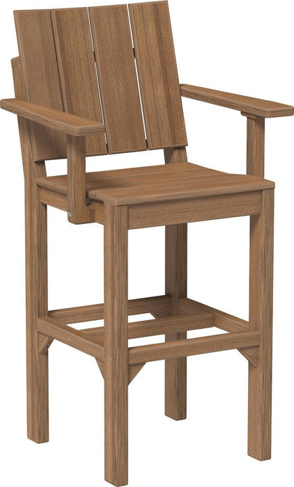 LuxCraft Recycled Plastic Urban Arm Chair (BAR HEIGHT)