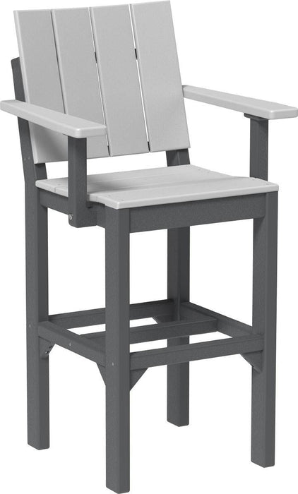 LuxCraft Recycled Plastic Urban Arm Chair (BAR HEIGHT)