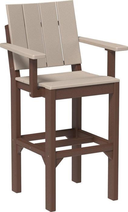 LuxCraft Recycled Plastic Urban Arm Chair (BAR HEIGHT)