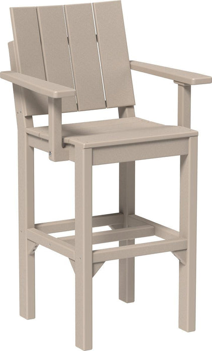 LuxCraft Recycled Plastic Urban Arm Chair (BAR HEIGHT)