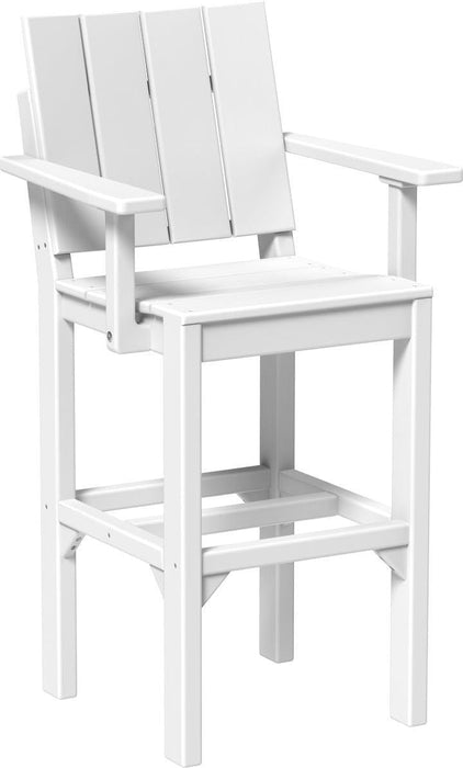 LuxCraft Recycled Plastic Urban Arm Chair (BAR HEIGHT)