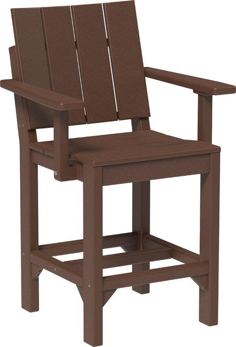 LuxCraft Recycled Plastic Urban Arm Chair (COUNTER HEIGHT)