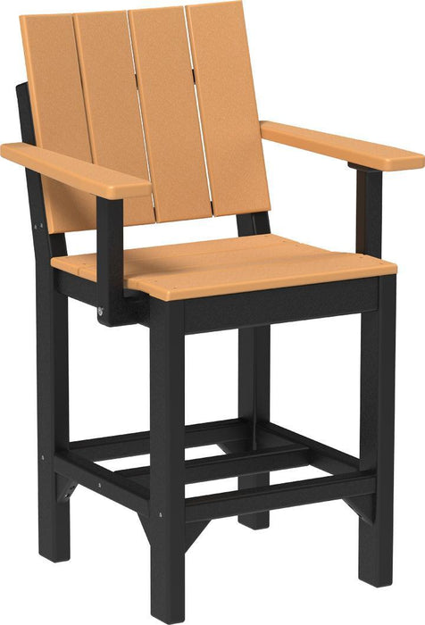 LuxCraft Recycled Plastic Urban Arm Chair (COUNTER HEIGHT)