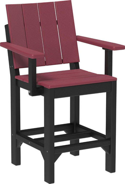 LuxCraft Recycled Plastic Urban Arm Chair (COUNTER HEIGHT)