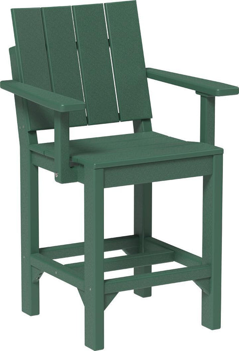 LuxCraft Recycled Plastic Urban Arm Chair (COUNTER HEIGHT)