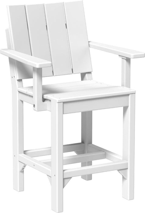 LuxCraft Recycled Plastic Urban Arm Chair (COUNTER HEIGHT)
