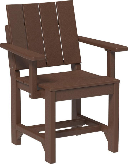LuxCraft Recycled Plastic Urban Arm Chair (DINING HEIGHT)