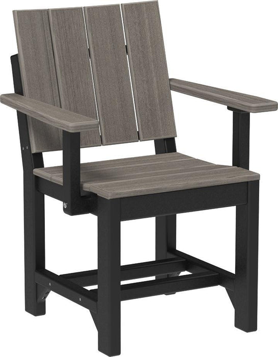 LuxCraft Recycled Plastic Urban Arm Chair (DINING HEIGHT)