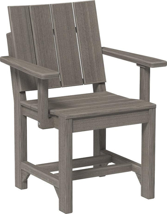 LuxCraft Recycled Plastic Urban Arm Chair (DINING HEIGHT)