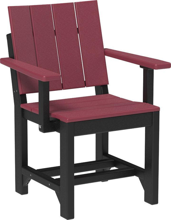LuxCraft Recycled Plastic Urban Arm Chair (DINING HEIGHT)