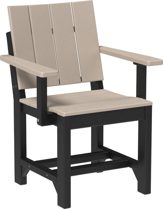 LuxCraft Recycled Plastic Urban Arm Chair (DINING HEIGHT)