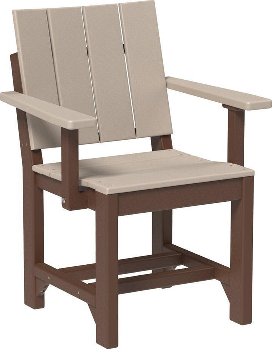 LuxCraft Recycled Plastic Urban Arm Chair (DINING HEIGHT)