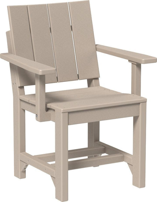 LuxCraft Recycled Plastic Urban Arm Chair (DINING HEIGHT)