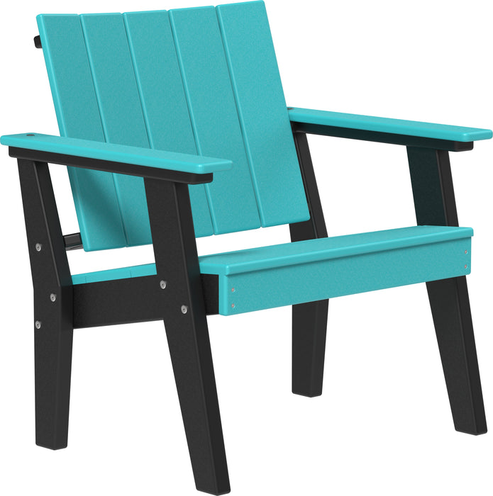LuxCraft Recycled Plastic Urban Chat Deck Chair