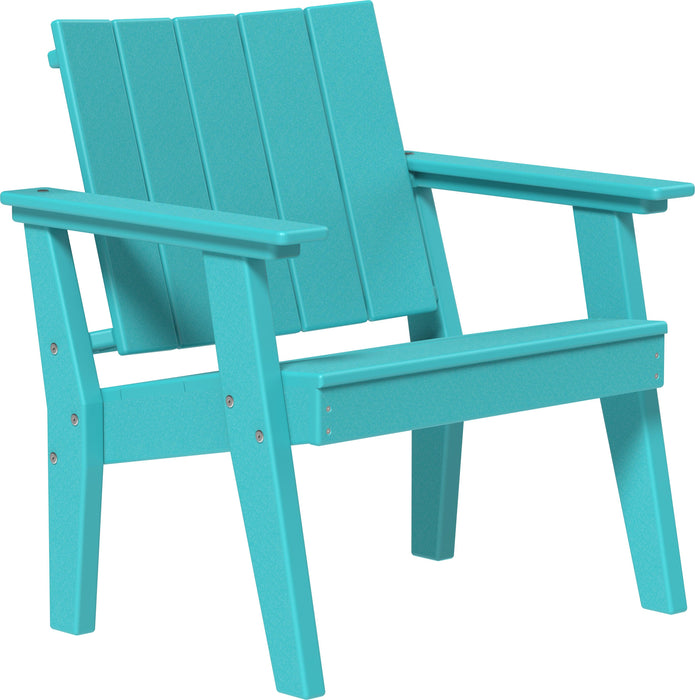 LuxCraft Recycled Plastic Urban Chat Deck Chair