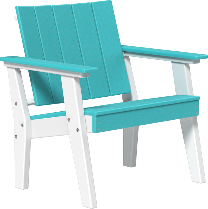 LuxCraft Recycled Plastic Urban Chat Deck Chair
