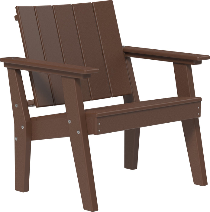 LuxCraft Recycled Plastic Urban Chat Deck Chair