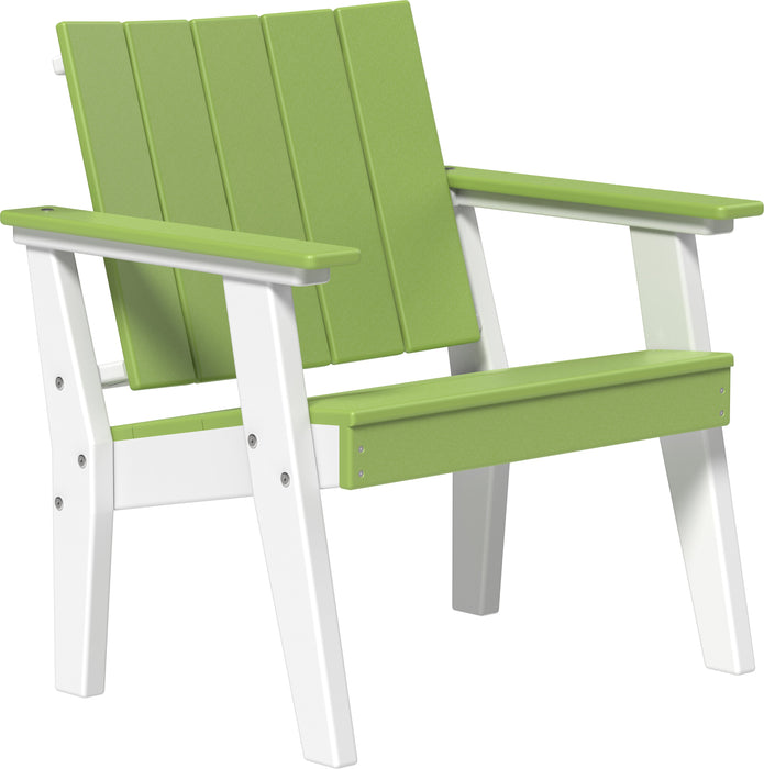 LuxCraft Recycled Plastic Urban Chat Deck Chair