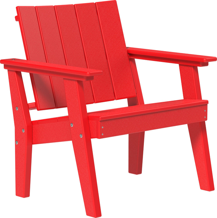 LuxCraft Recycled Plastic Urban Chat Deck Chair