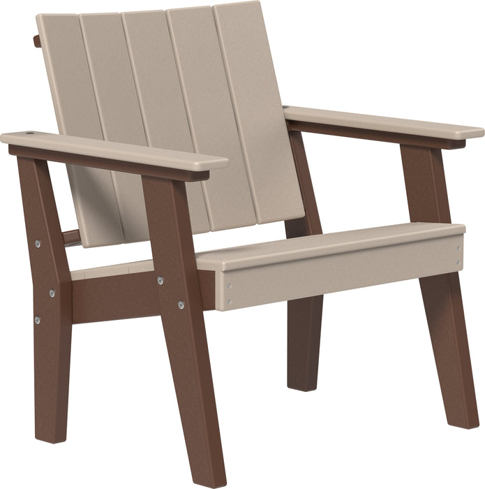 LuxCraft Recycled Plastic Urban Chat Deck Chair