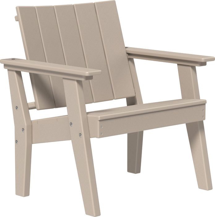 LuxCraft Recycled Plastic Urban Chat Deck Chair