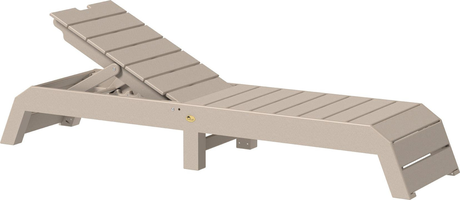 LuxCraft Recycled Plastic Urban Chaise Lounge Chair