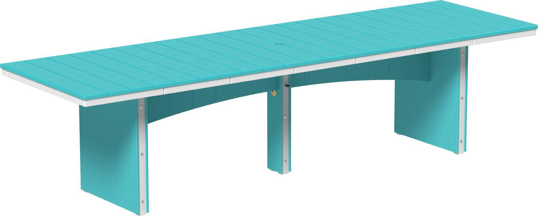 LuxCraft Recycled Plastic 3' x 10' Urban Rectangular Table (BAR HEIGHT)