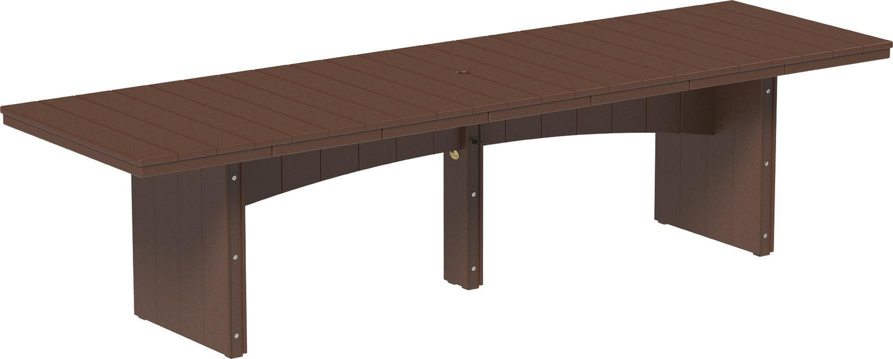 LuxCraft Recycled Plastic 3' x 10' Urban Rectangular Table (COUNTER HEIGHT)