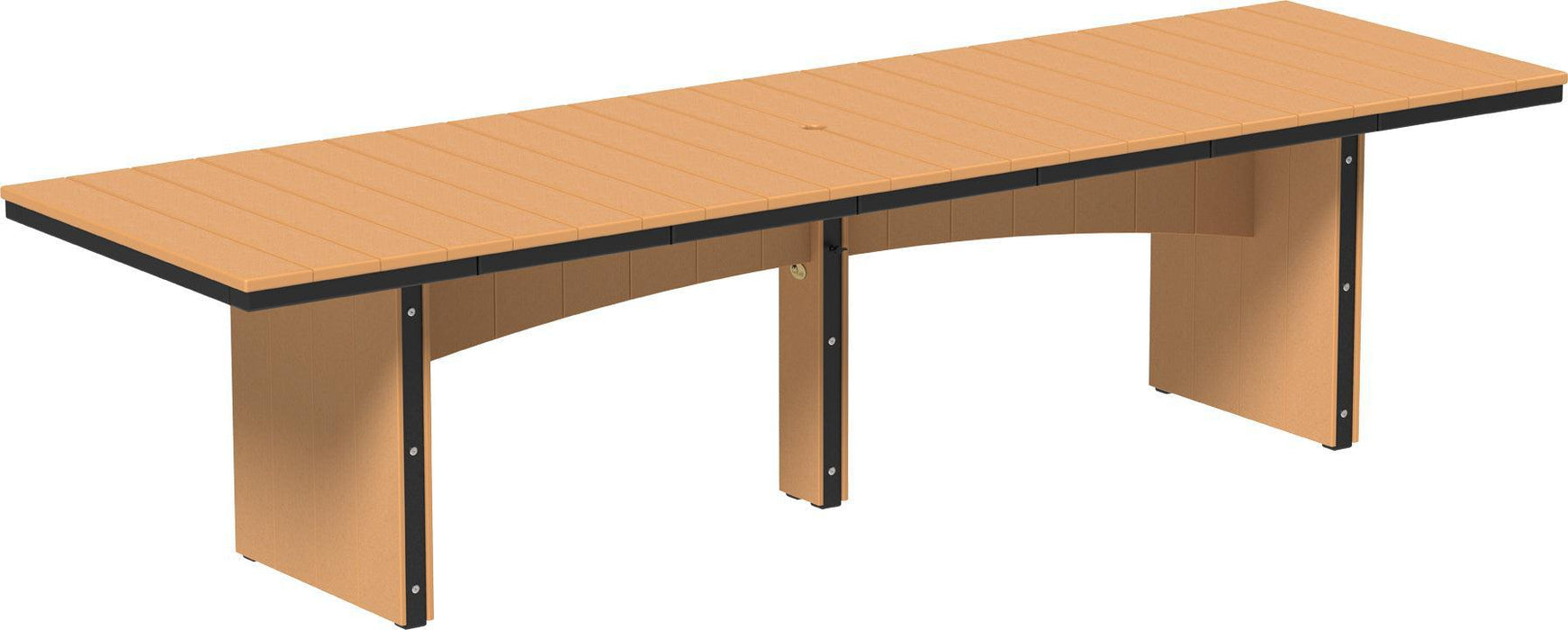 LuxCraft Recycled Plastic 3' x 10' Urban Rectangular Table (BAR HEIGHT)