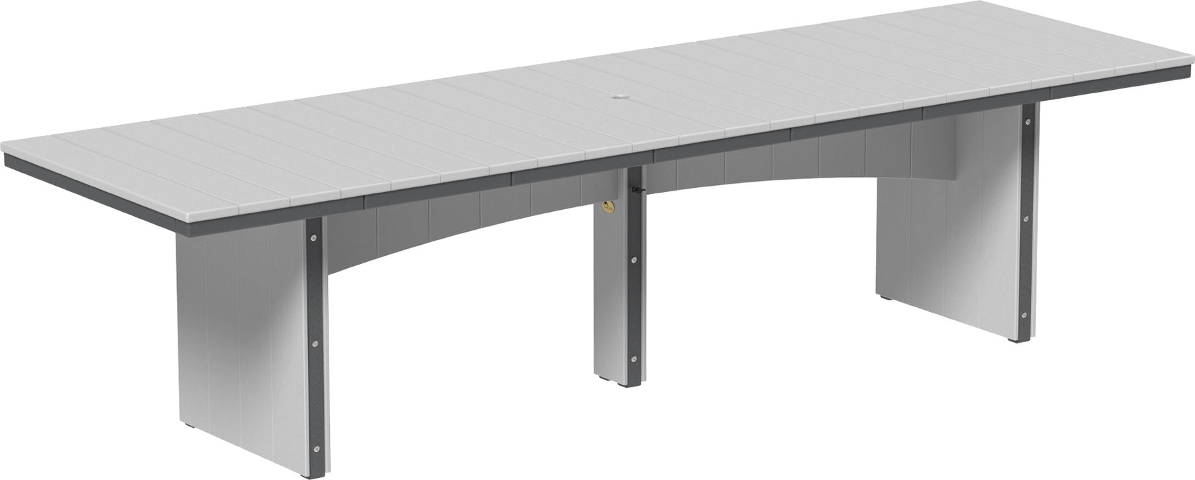LuxCraft Recycled Plastic 3' x 10' Urban Rectangular Table (BAR HEIGHT)