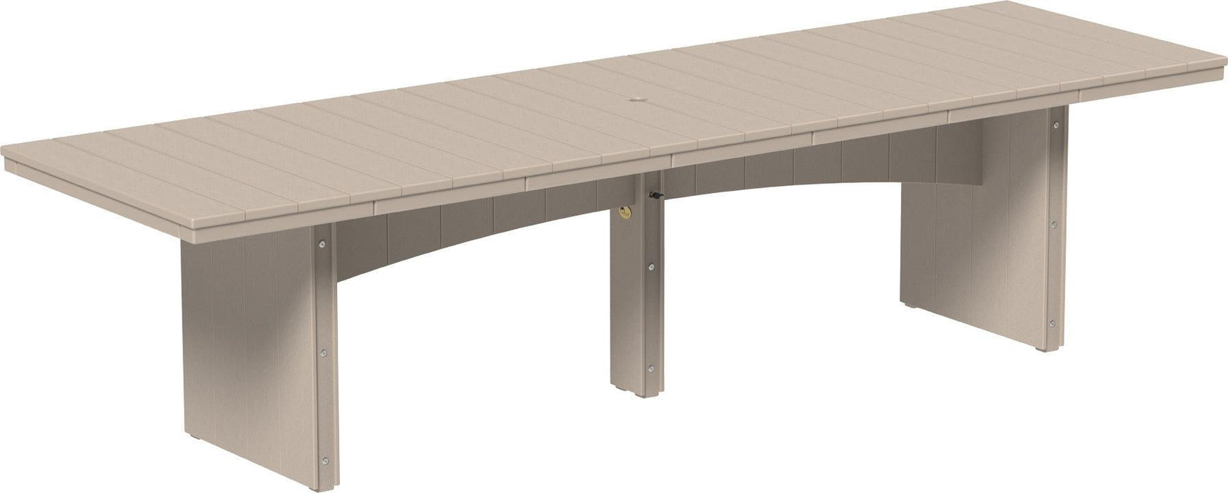 LuxCraft Recycled Plastic 3' x 10' Urban Rectangular Table (COUNTER HEIGHT)