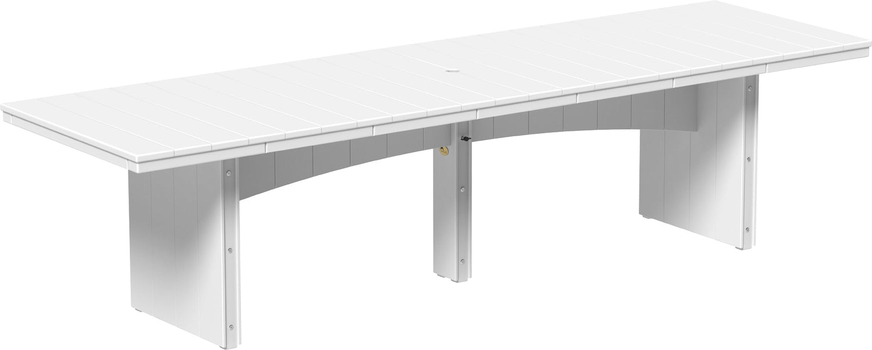 LuxCraft Recycled Plastic 3' x 10' Urban Rectangular Table (COUNTER HEIGHT)