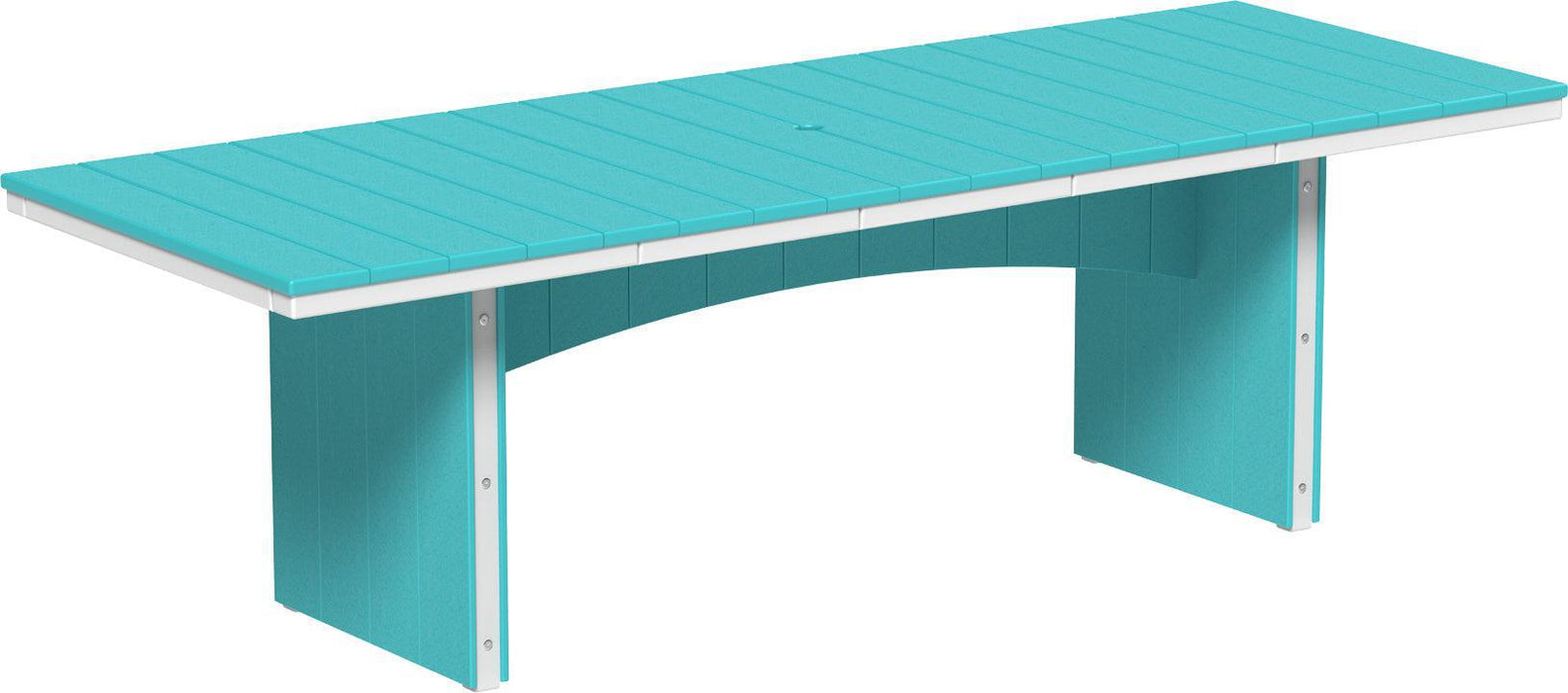 LuxCraft Recycled Plastic 3' x 8' Urban Rectangular Table (BAR HEIGHT)
