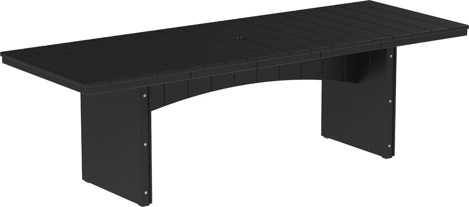 LuxCraft Recycled Plastic 3' x 8' Urban Rectangular Table (COUNTER HEIGHT)